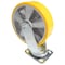 Vestil Polyurethane Swivel Caster 8 In. Diameter x 2 In. Width 1212 Lb. Capacity Yellow/Gray CST-PY-8X2PUA-S - alternate 6